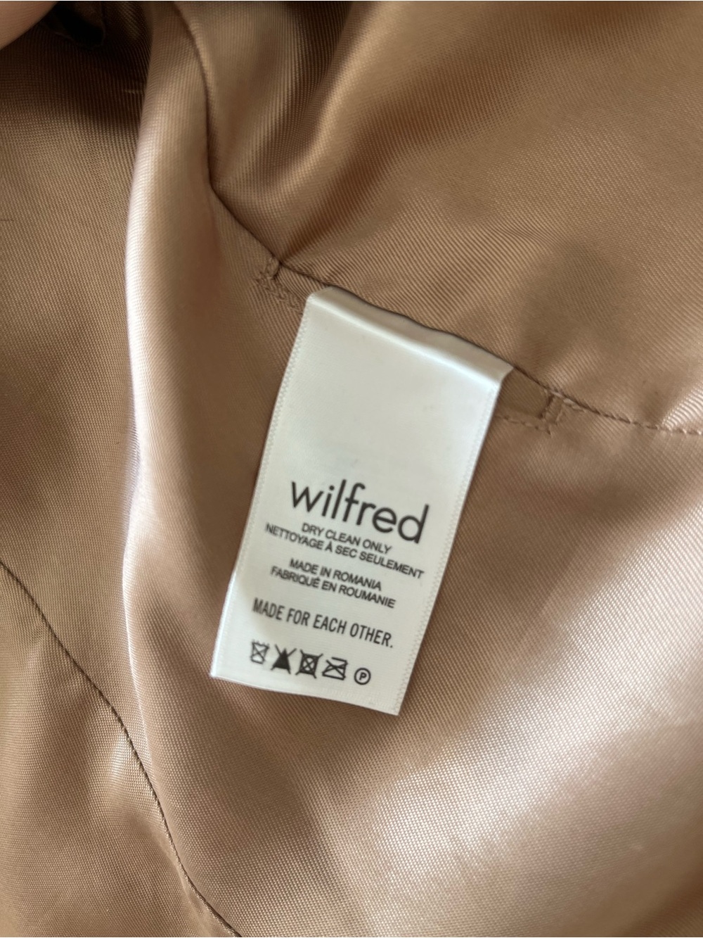 Aritzia Wilfred Wool Cashmere Coat - Picture 4 of 11